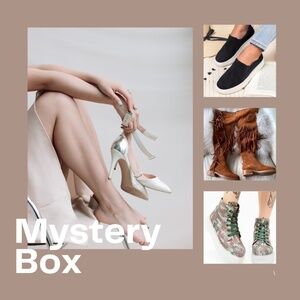 Mystery Shoe Box | 5 Pairs Designer & Trendy Styles | One Size | Women’s Shoes